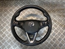 17-20 VAUXHALL INSIGNIA MK2 MULTIFUNCTION LEATHER STEERING WHEEL WITH AIRBAG