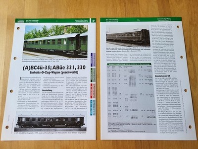 Wagen-Archiv / 4.2 - Einheits-D-Zug-Wagen, (A)BC4ü-35, ABüe 331, 330  / 16 S.