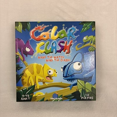 COLOR CLASH Blue Orange Games - Color Matching Game 1-8 Players Ages 7+ COMPLETE