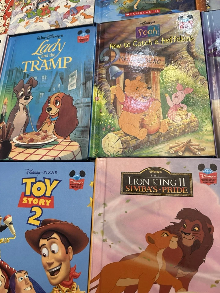 Walt Disney's Wonderful World of Reading Hardcover Lot of 16 Vintage Books - Image 4 of 4