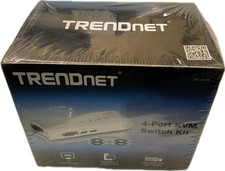 TRENDNET 4-Port KVM Switch Kit TK-407K Brand-New And Sealed