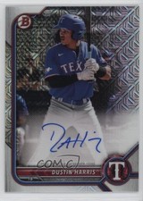 2022 Bowman Chrome Mega Box Chrome Mojo Auto Dustin Harris #BCMA-DH Auto 3tb