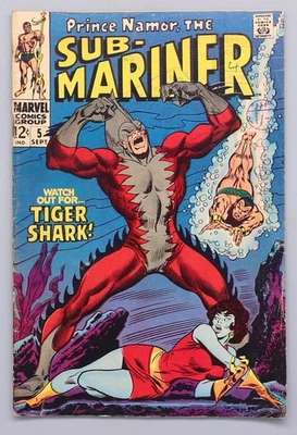 Prince Namor the Sub-Mariner #5 Superhelden Comic Heft Marvel englisch 1968 - Bild 1 von 4