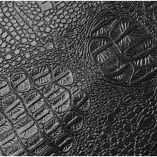 Alligator Print Faux Leather Upholstery Fabric