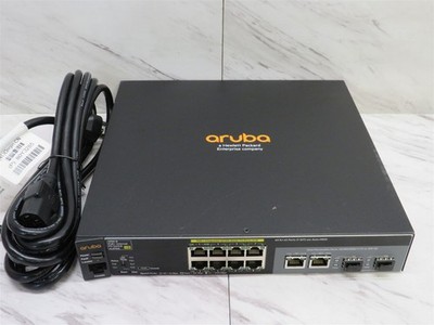 HP Aruba 2530-8 PoE+ JL070A Internal PS 8 Port Fast Ethernet Switch JL070A