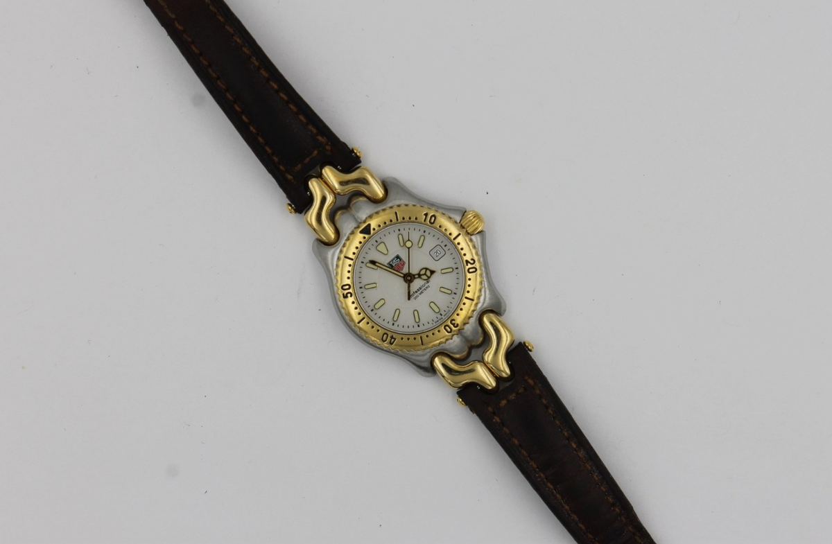TAGHeuer クォーツレディース腕時計 WG1321-2 稼働品 TAG Heuer WG1322 Womens SEL Professional Quartz Watch Gold White