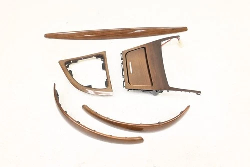 Center Console Door Walnut Wood Interior Trim Set OEM BMW E82 E88 128i 135i