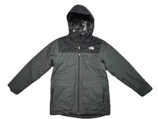The North Face Boys Size Medium 10/12 DryVent Hooded Jacket Black Waterproof