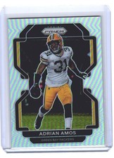2021 Adrian Amos Prizm Silver Prizm #143 (H1496) $6 MAX SHIP