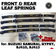 Kit de resortes de hoja gitanos delanteros traseros Suzuki Samurai SJ410 SJ413 casquillos libres