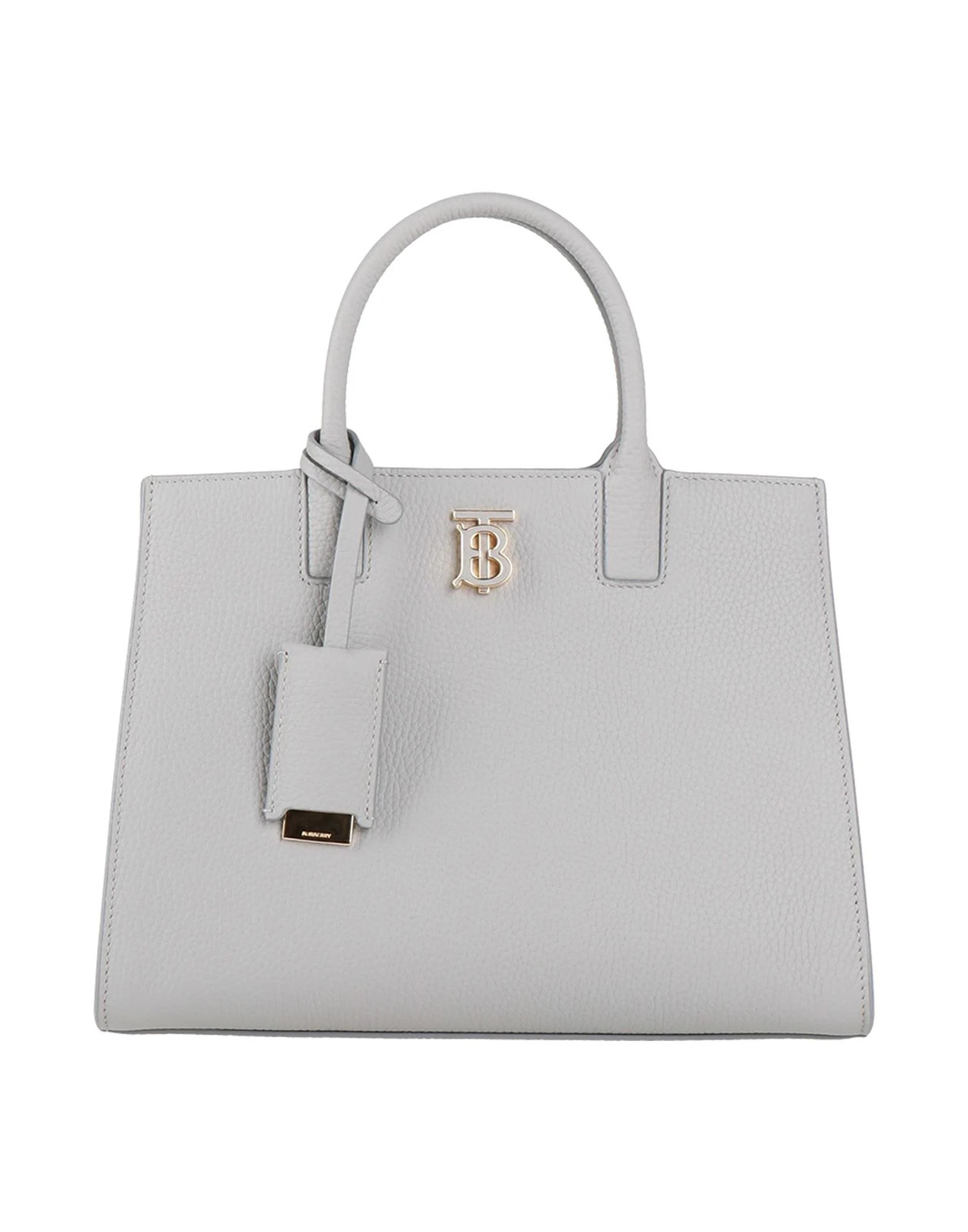 Burberry - Women - Pebbled-leather Shopper bag - Grey 367390₽