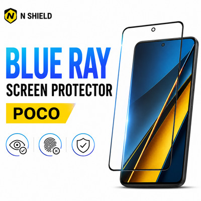 For POCO X7 X6 X5 F6 F5 M6 M5 Anti Blue Ray Hydrogel Film Full Cover