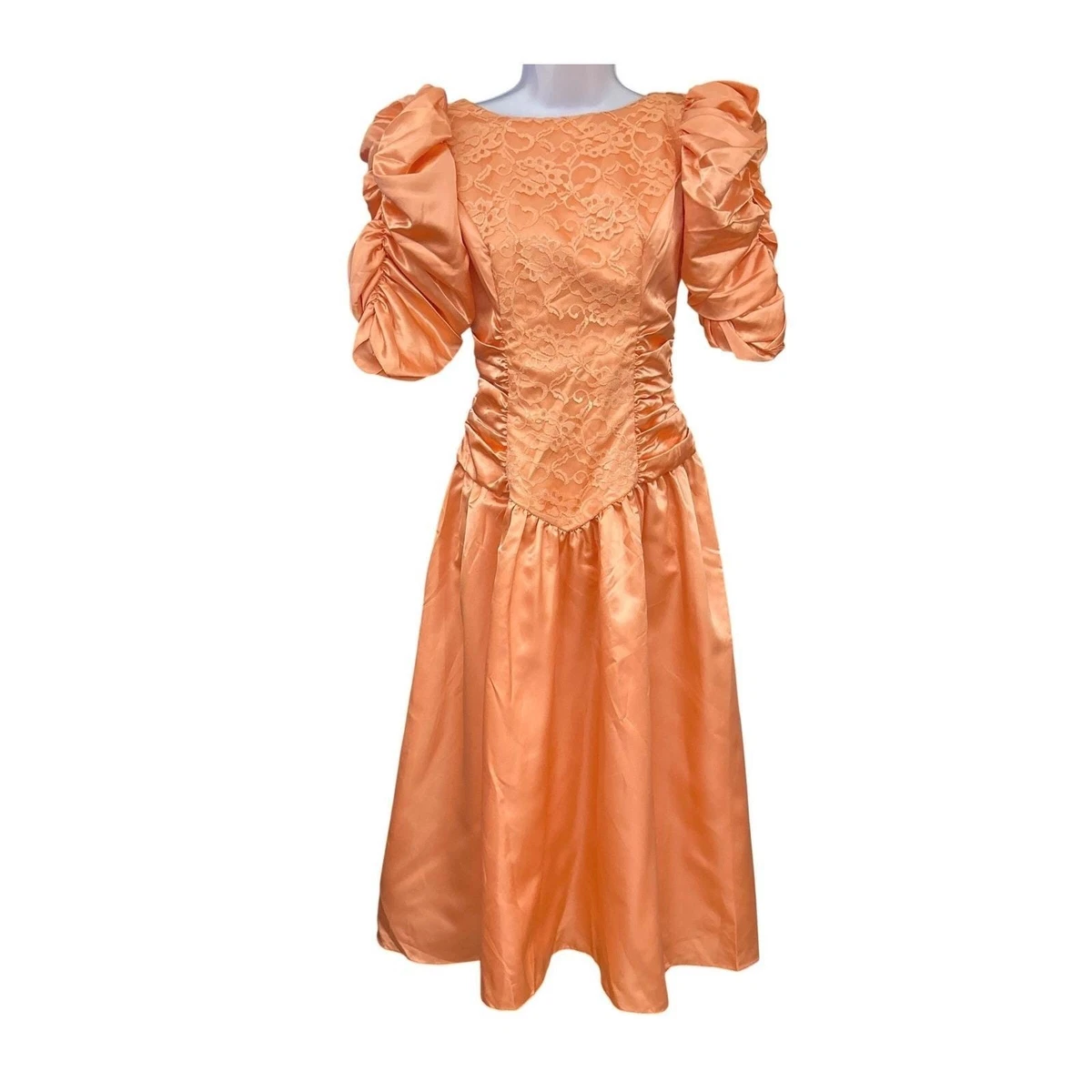 80s lace prom dress Vintage 80s Prom Dress Lace Fancy Frocks by Phyllis Gerrans Gown