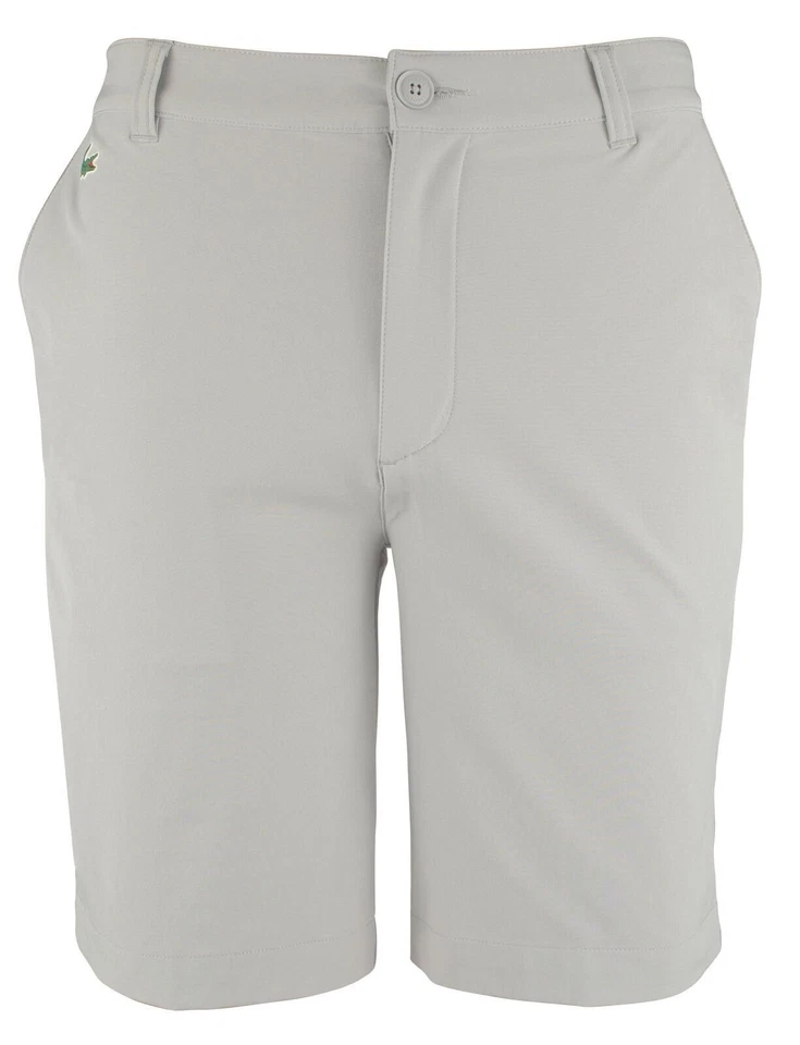 Bermuda elástica masculina esportiva 9 polegadas golfe Lacoste