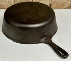 VINTAGE WAGNER WARE NO. 8 CAST IRON 10 1/2" CHICKEN FRYER PAN MADE IN USA SIGNED