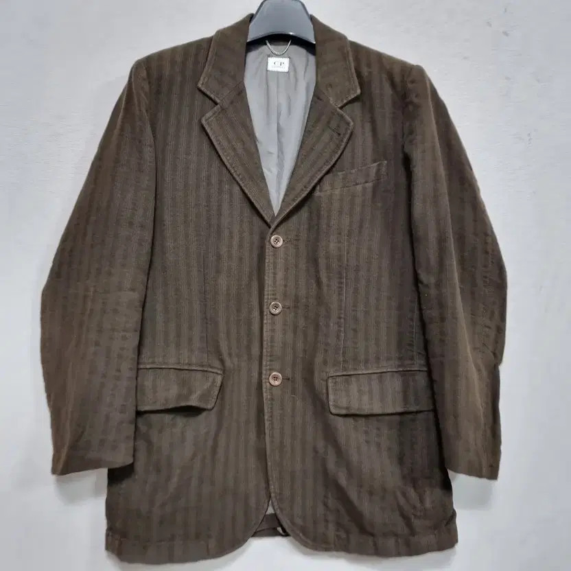 CP Company Men's Transitional Jacket, Size 105, Brown Corduroy