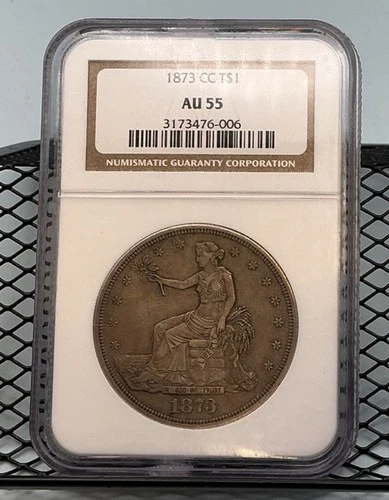 1873-CC Trade Dollar — photo from the most recent tracked eBay sale