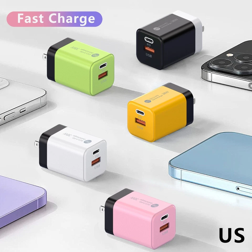 wholesale 38W Super Fast Charger Type C For iPhone 17 16 15 14 13 12 11 Pro Max - Image 3 of 4