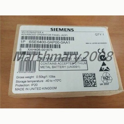 6SE6 400-0AP00-0AA1 NEW SIEMENS 6SE6400-0AP00-0AA1 Advanced Operator Panel
