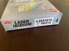 NGK LASER IRIDIUM Iridium Spark Plugs ILZKR7G7G 90219 Set of 4
