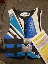 Rave Sports 02431 Youth Neo Life Drainage Neoprene Vest for Comfortable Fit
