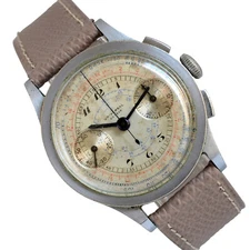 UNIVERSAL GENÈVE Chronograph 5466 Compur first series 1936's