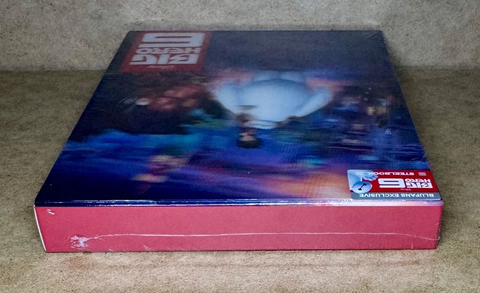 DISNEY'S BIG HERO 6 - BLUFANS 3D + BLU RAY LENTICULAR STEELBOOK - NEW & SEALED - Image 4 of 4