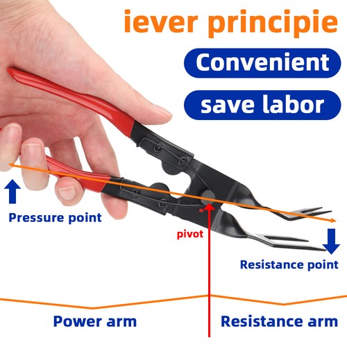 Car Trim Clip Removal Headlight Repair Door Panel Retainer Remover Tool Pliers - Picture 3 of 10