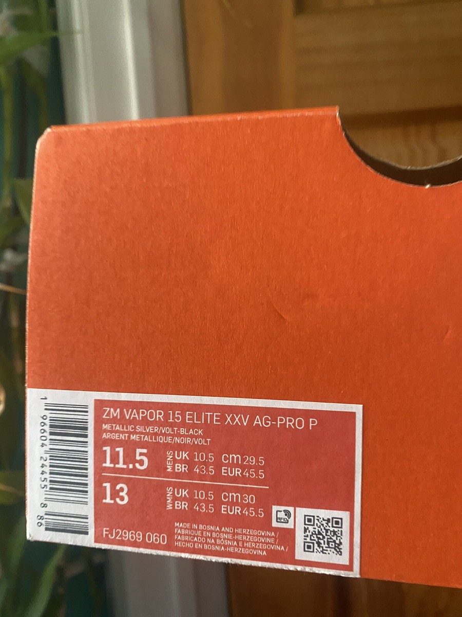 NIKE Zoom Mercurial Vapor 15 Elite 25 AG-Pro FB8400-060 NIKE Zoom Mercurial Vapor 15 Elite 25 AG-Pro FB8400-060