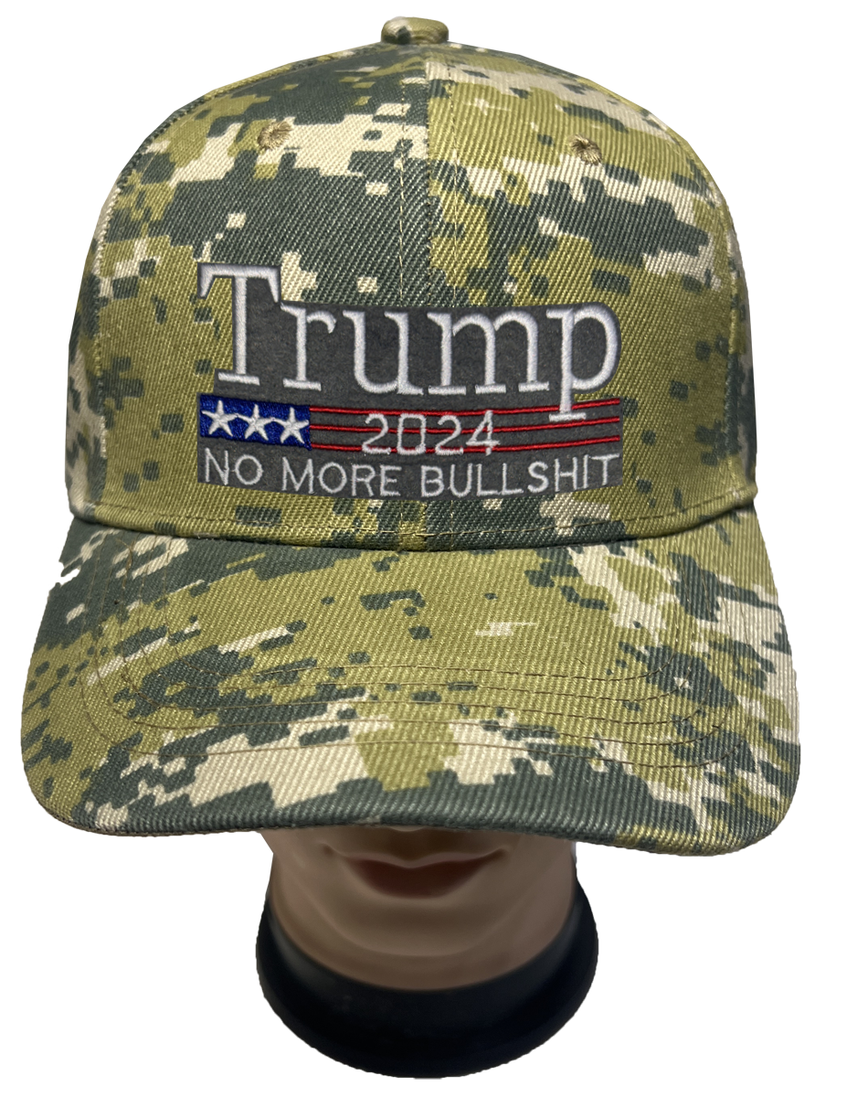 TRUMP President 2024 NO MORE BULLSHIT Adjustable Cap Baseball Hats
