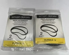 (2 PACKS) Bissell Homecare Smart Details Eureka U Replacement Vacuum Belts 1728