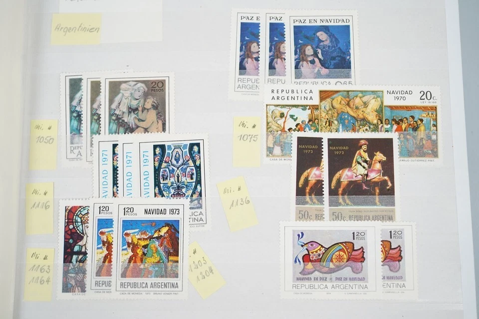 COLEÇÃO AMÉRICA DO SUL DE 350+ SELOS E 50+ FOLHAS/BLOCOS DE LEMBRANÇA TODOS EM PERFEITO ESTADO - Imagem 2 de 4