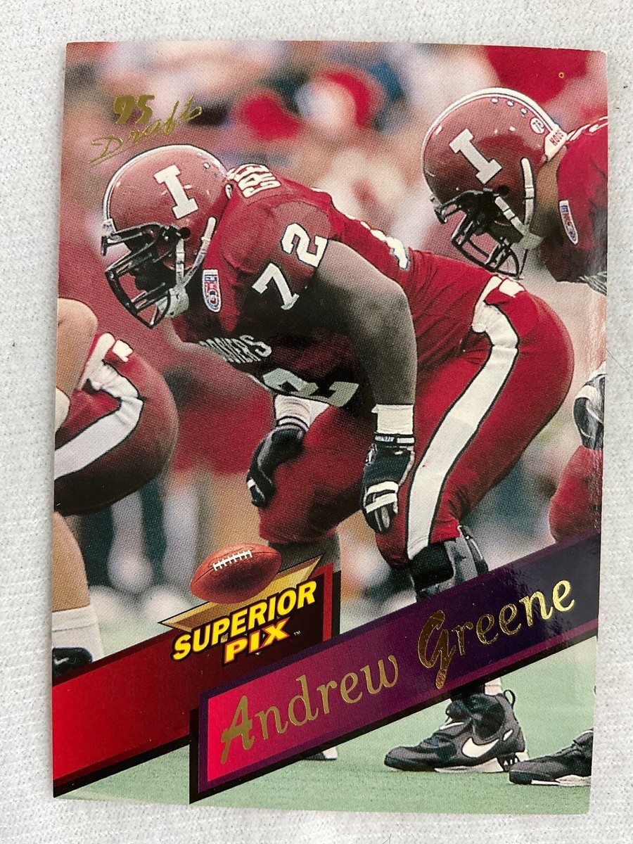 NFL 1995 Superior Pix Draft Football Card #14-Andrew Greene