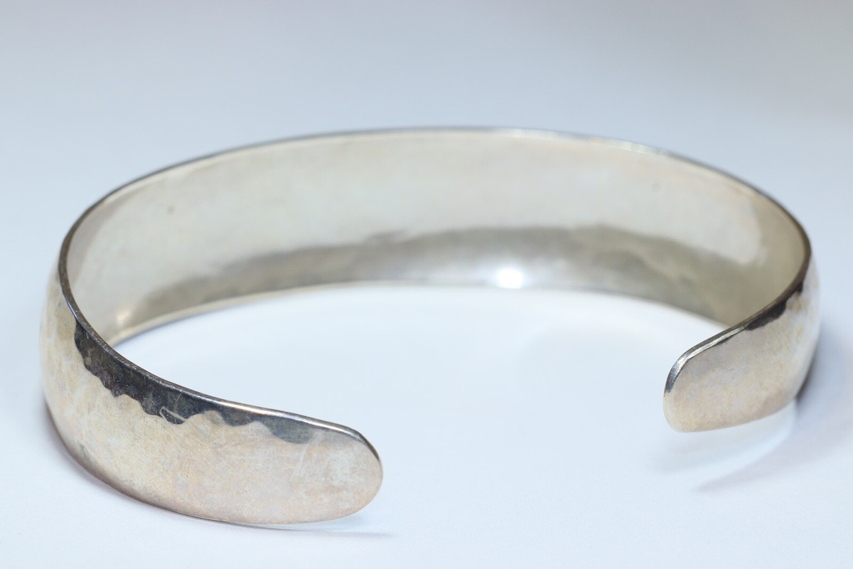 James Avery Hammered Sterling Bracelet View 4