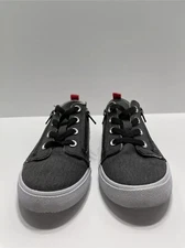 🐻 CAT & JACK Girls Black Lucian sneakers Double Zip Size 4