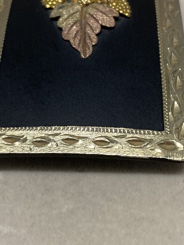 Landstrom's Black Hills Tri-Color Black Belt Buckle 10KT Trim 3 1/4 x 1 7/8" Vtg - Picture 5 of 12