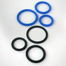 LeLuv Thin Round Smooth Cock Ring 3-Pack Penis Rings