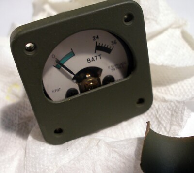 #ad Military Panel Pressure Volt Meter FS=95UADC 6685 01 363 8380 Supply Class TAOE $21.57