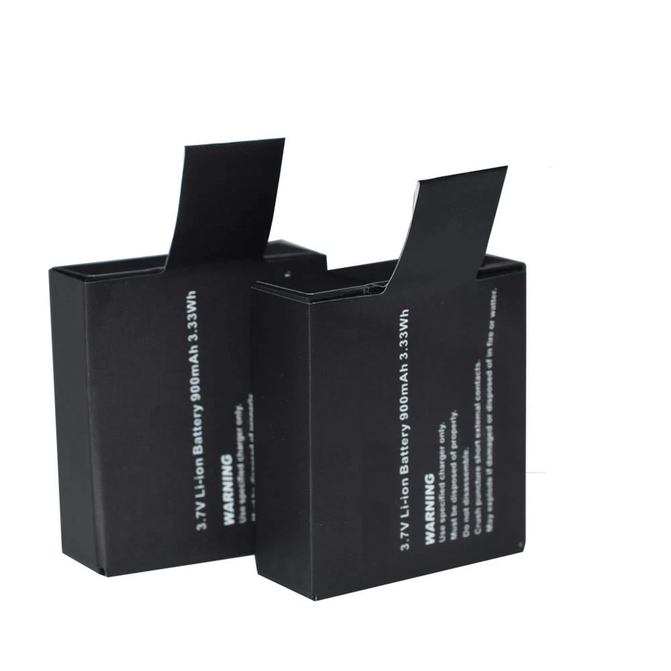 2x Batería para Rollei Actioncam 220, 310, 330, 372, 415, 416, 300 Plus, 300 Foto 3 de 4