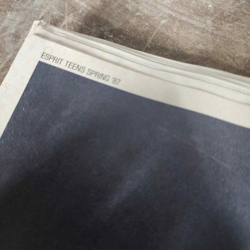 Papel publicitario vintage ESPRIT c1987 primavera - Imagen 5 de 7
