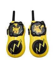 Pokemon Pikachu Kids Walkie Talkies Two Way 2018 CLEAN / TESTED