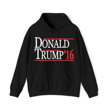 Donald Trump 2016 Graphic Hoodie, Sizes S-5XL