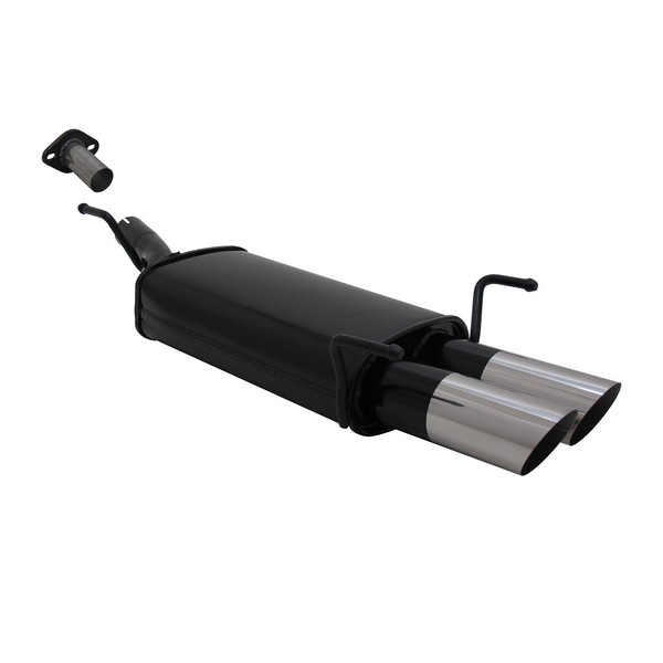 Novus Sportauspuff FüR Opel Astra G CC FließHeck 2X76Mm Ms-Design Mit ABE-image