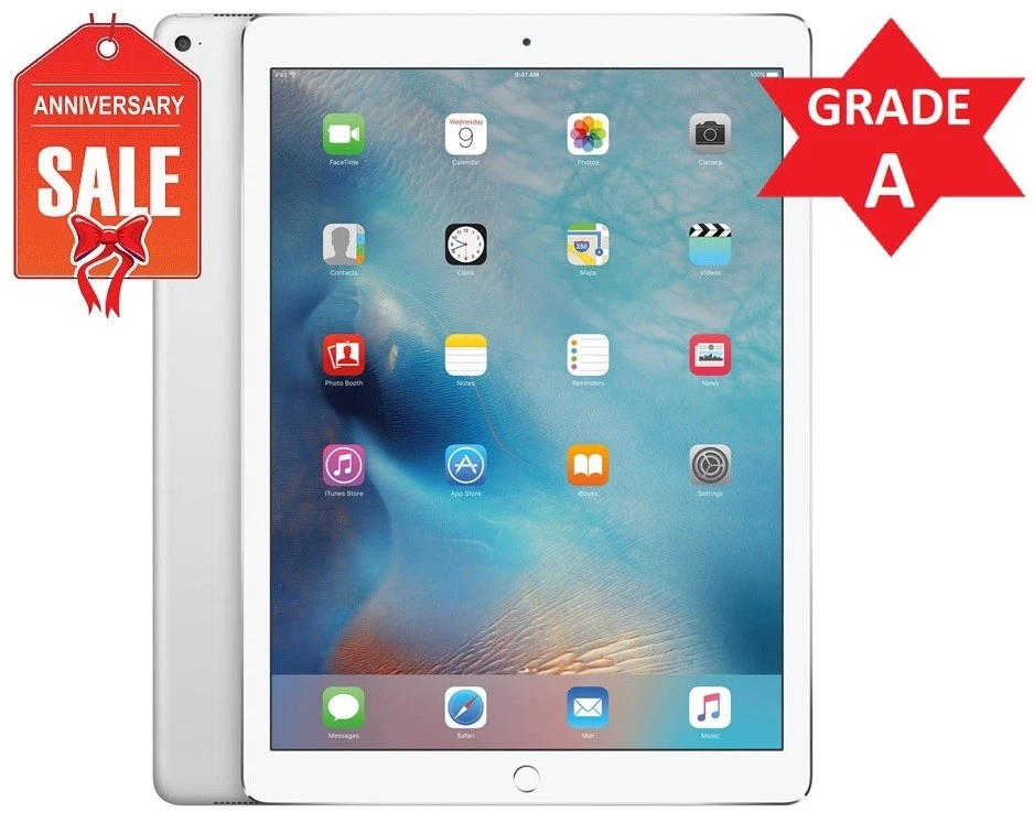 Apple iPad 5th Gen. 128GB, Wi-Fi, 9.7in - Silver - Very Good