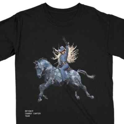 Beyonce Cowboy Denim Carter Tour Shirt, Beyhive Chardoneigh Horse Concert 2025