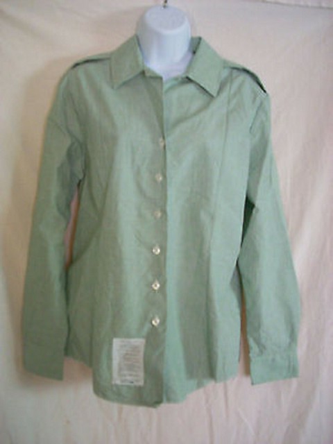 SHIRT WOMEN'S SIZE 18R US ARMY SERVICE DRESS GREEN LONG SLEEVE CLASS B UNIFORM | eBay