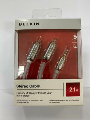 Belkin Stereo Cable for iPhone audio cable 2.1 m 3.5mm RCA
