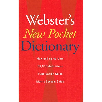Houghton Mifflin Harcourt Webster's New Pocket Dictionary