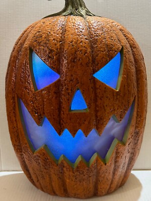 ANIMATED 21  ALTERNATING LIGHTS & SOUND SPOOKY JACK O LANTERN HALLOWEEN