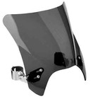 NC Mohawk Windshield Dark Tint Chrome Hardware 9.25in Harley V Rod 02 10